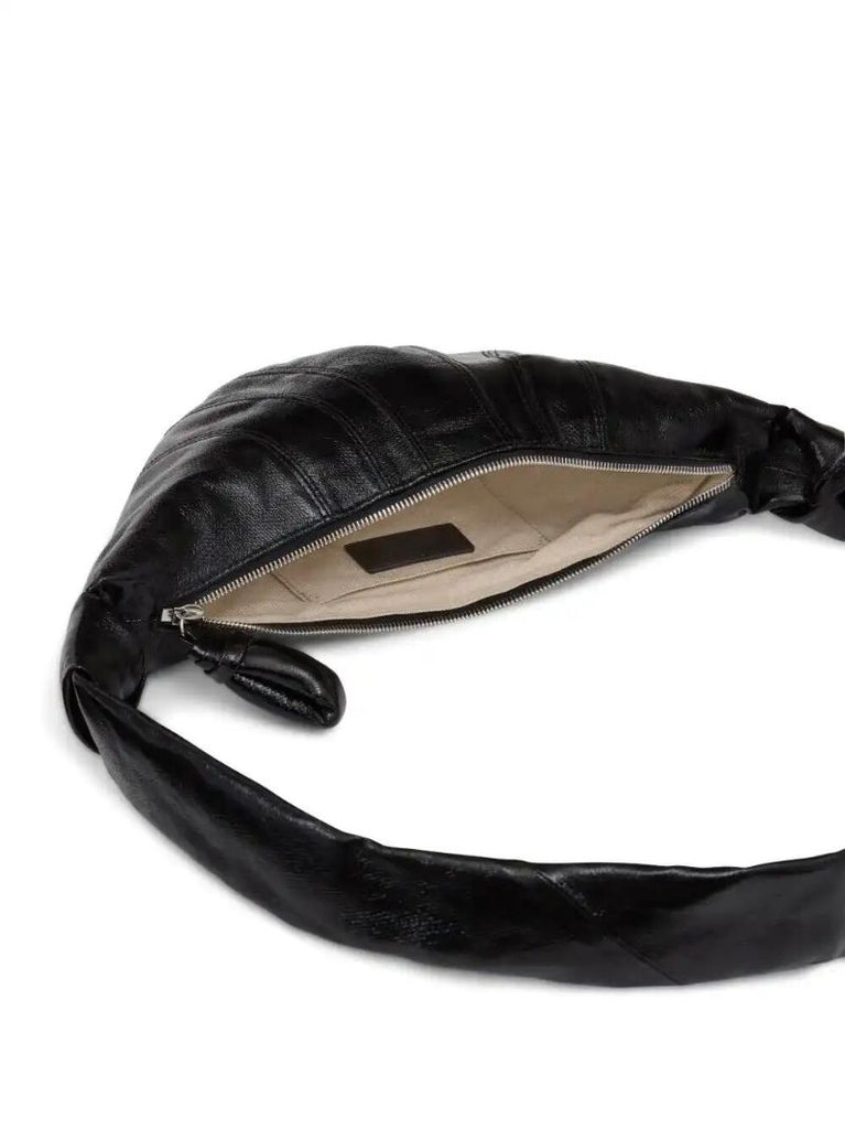 Black Croissant Shoulder Bag