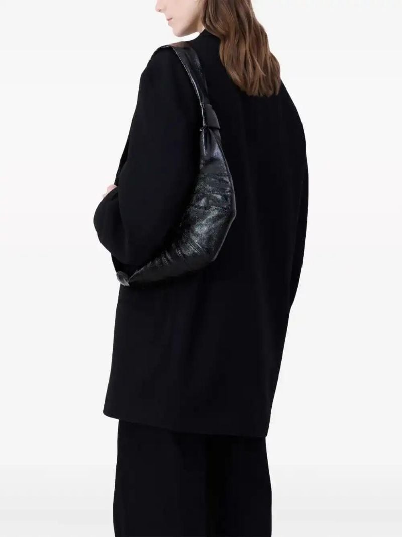 Black Croissant Shoulder Bag