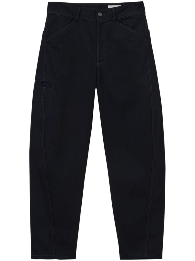 Twisted Tapered Jeans