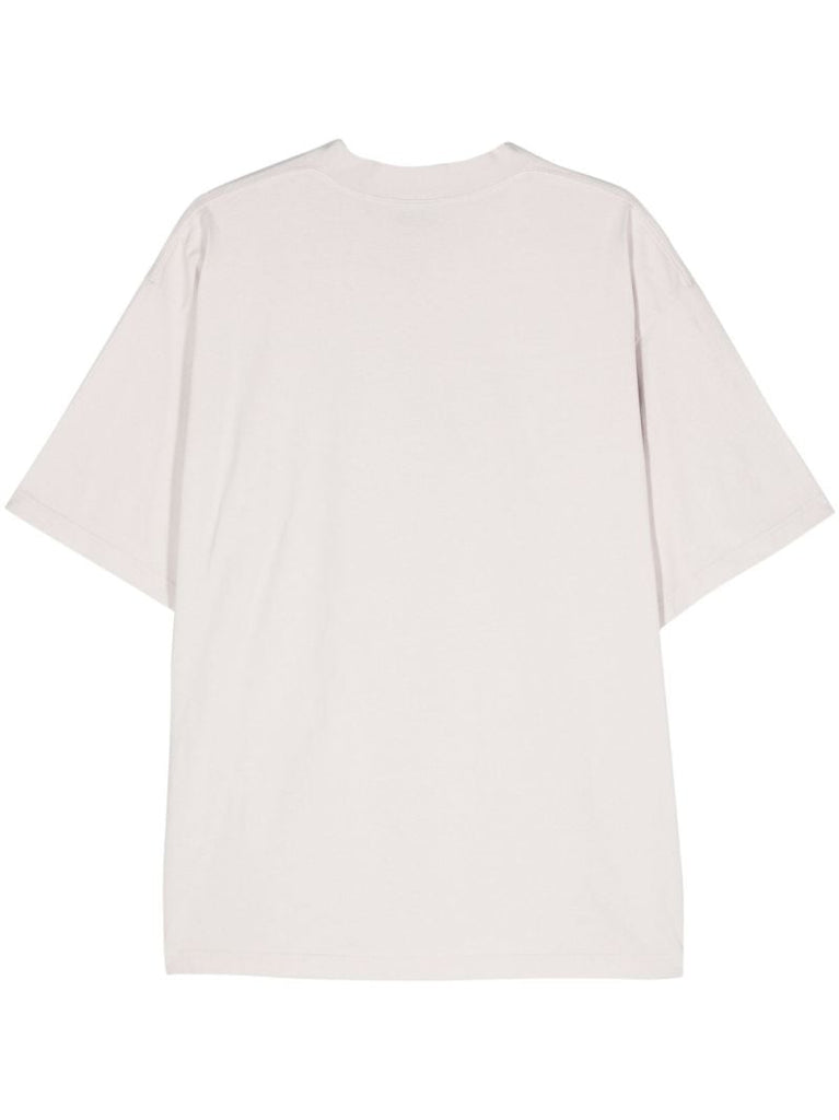 White Activewear Cotton T-shirt