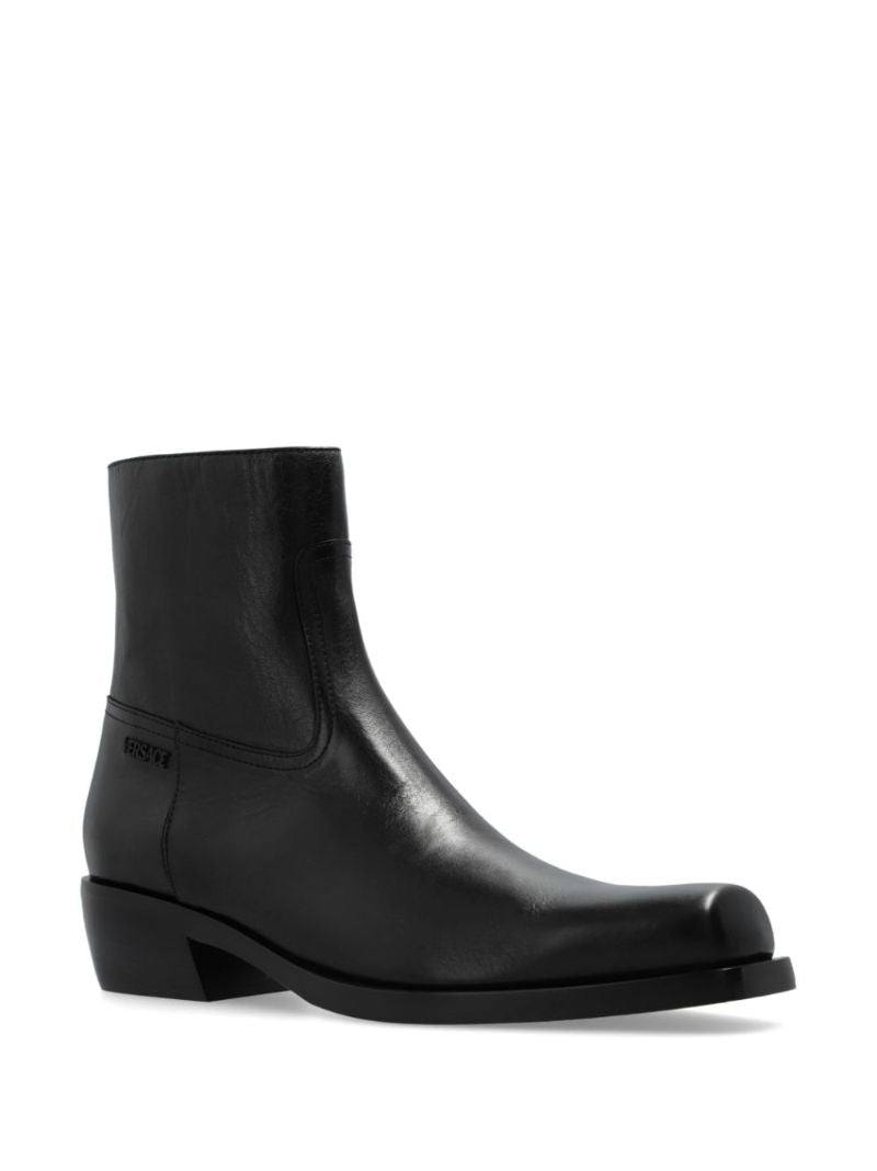 Black Luciano 50 Leather Boots