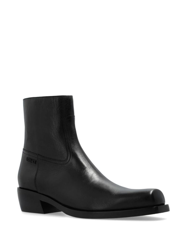 Black Luciano 50 Leather Boots