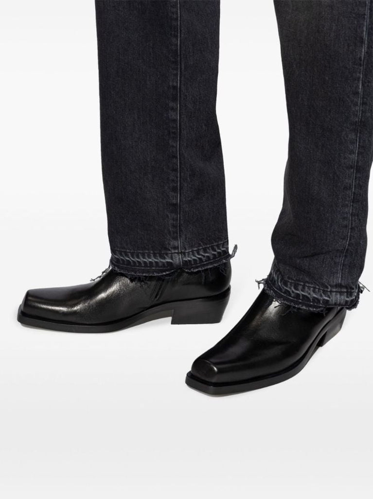 Black Luciano 50 Leather Boots