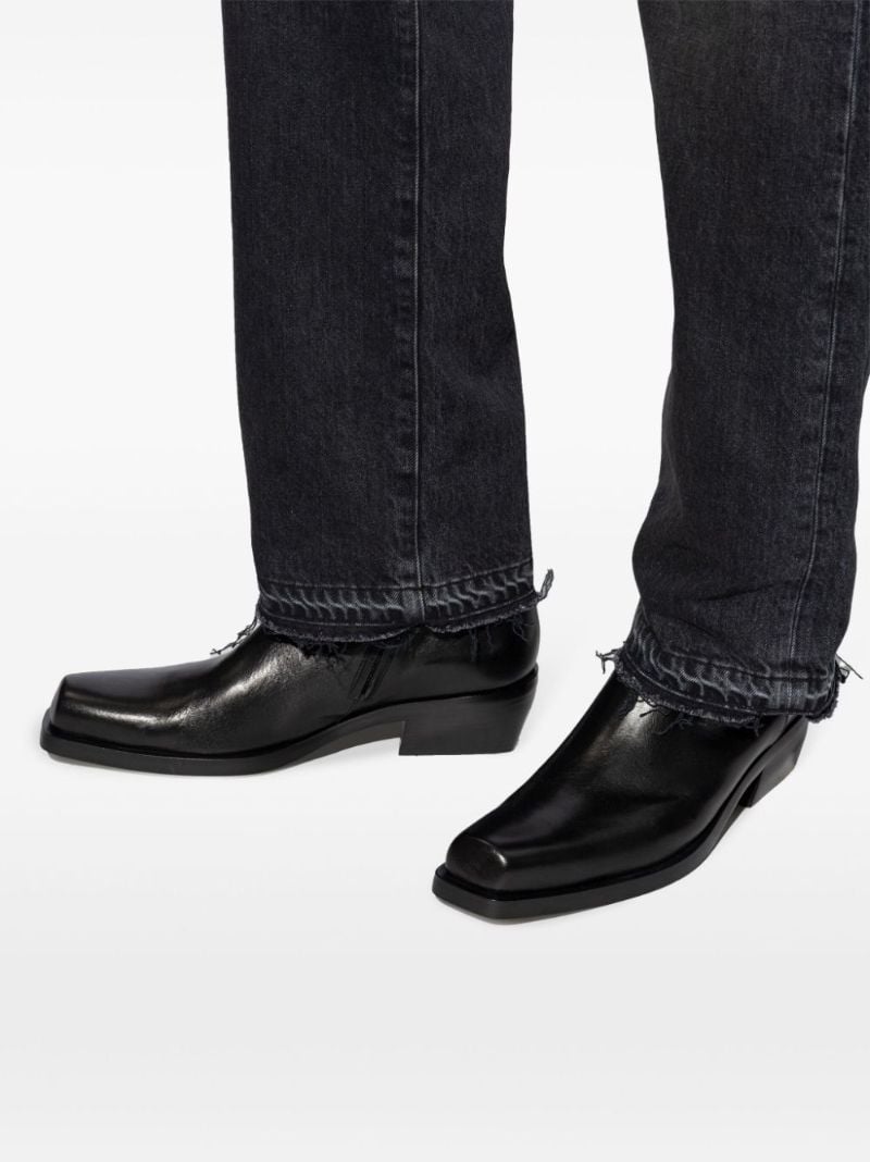 Black Luciano 50 Leather Boots