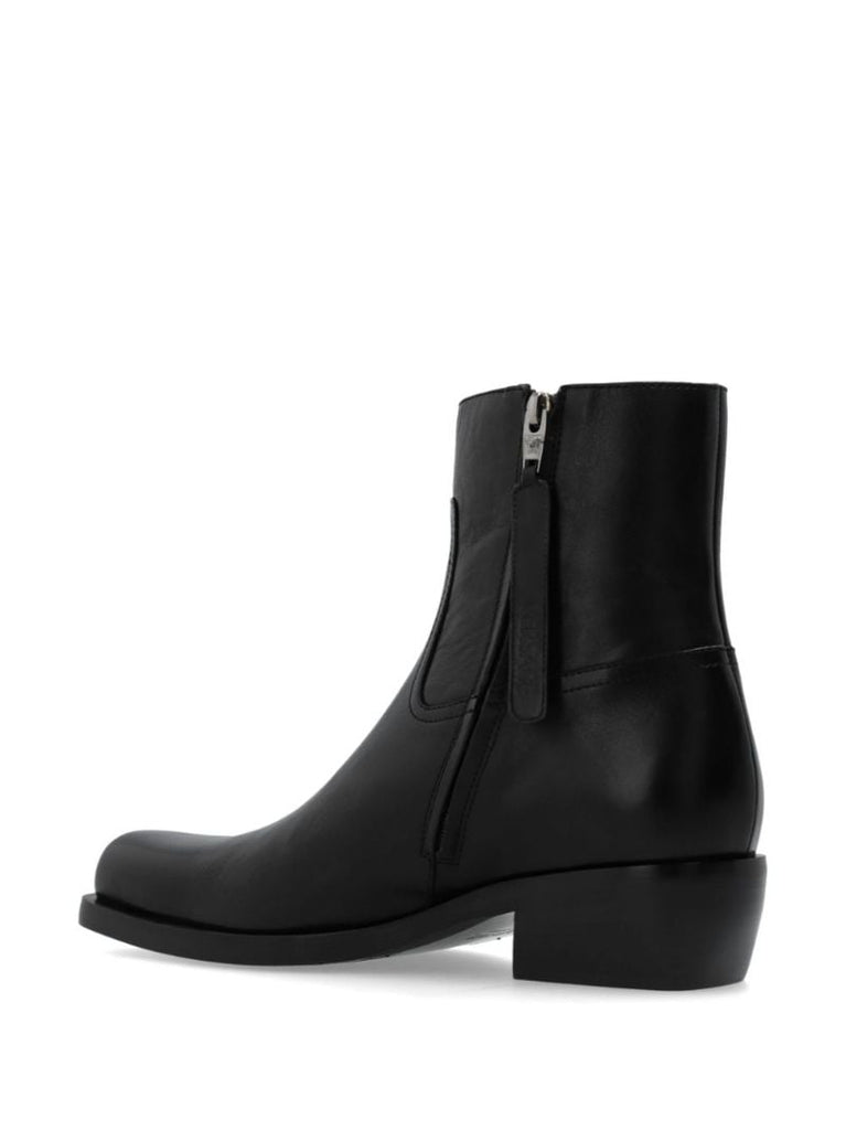 Black Luciano 50 Leather Boots