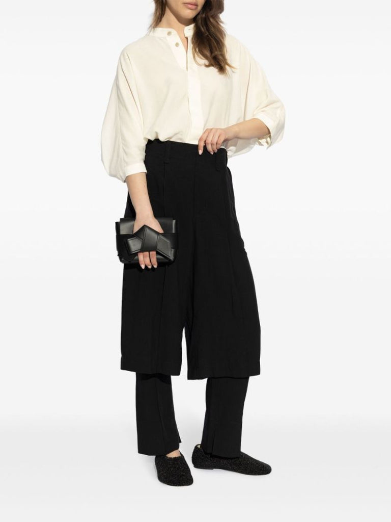 Black Two As One Layered Trousers