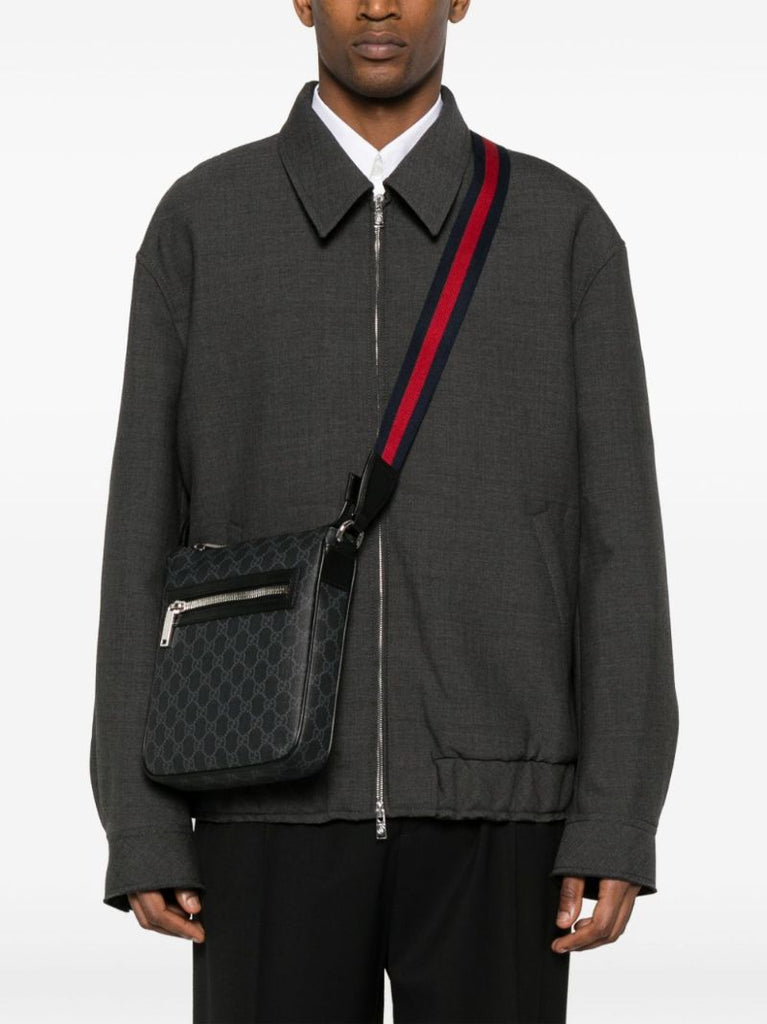 Gg Supreme Canvas Messenger Bag