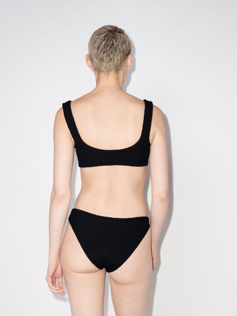 Black Xandra Crinkle Bikini