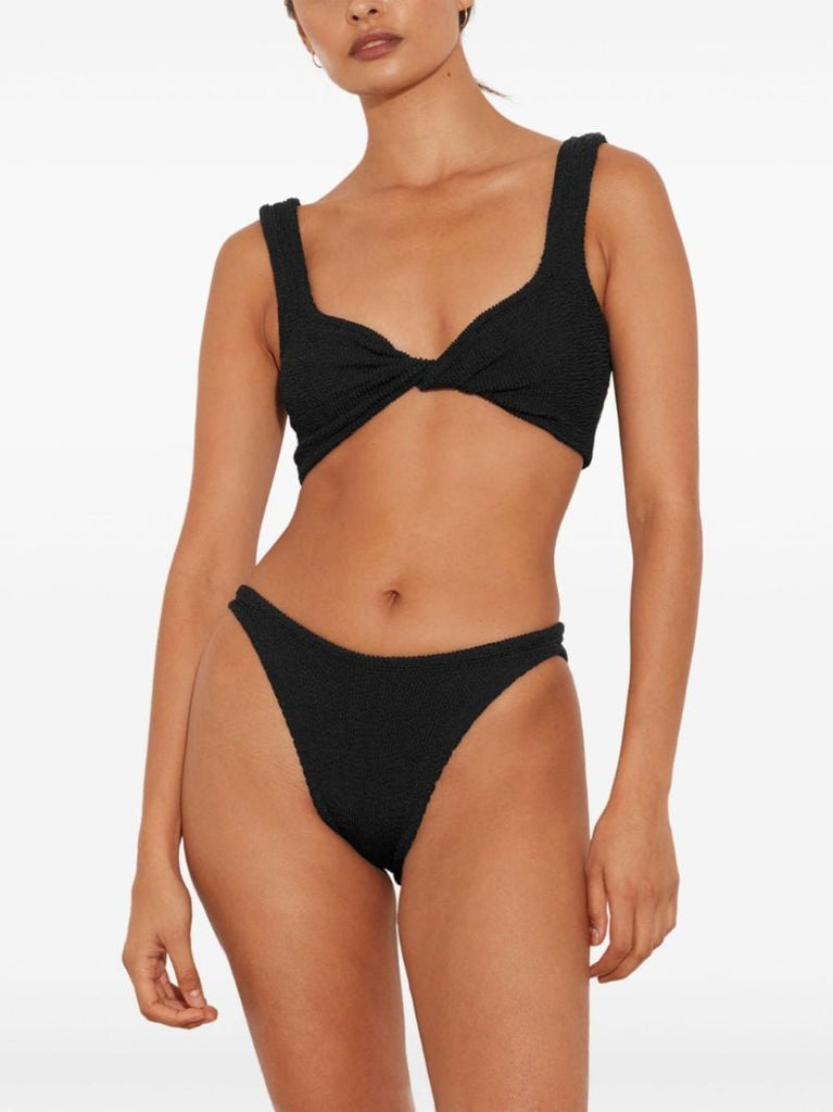 Black Juno Crinkle Bikini