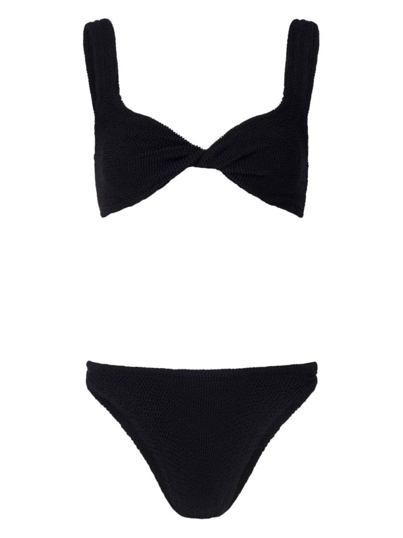 Black Juno Crinkle Bikini