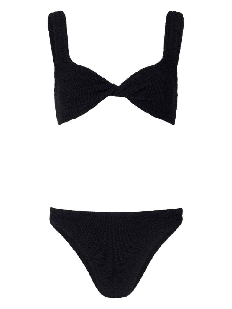 Black Juno Crinkle Bikini