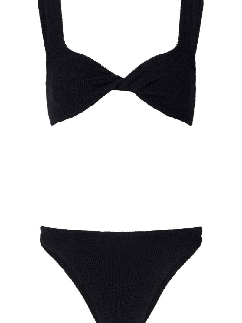 Black Juno Crinkle Bikini