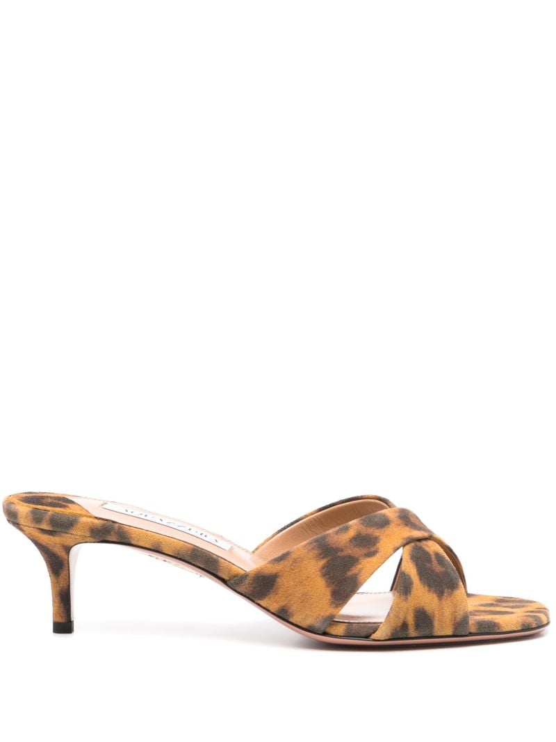 Orange Divine 50 Suede Mules