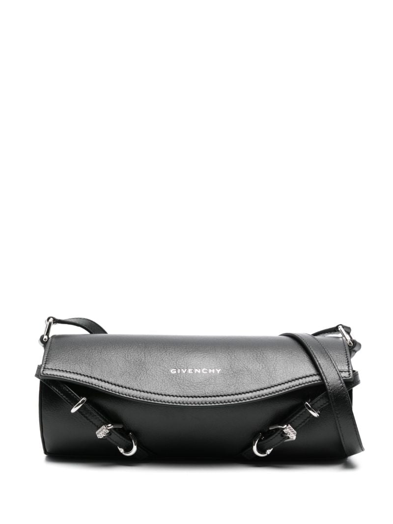 Black Voyou Roller Messenger Bag