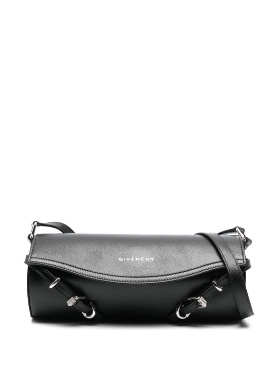 Black Voyou Roller Messenger Bag