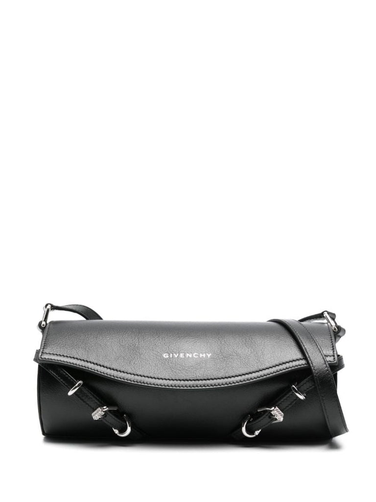 Black Voyou Roller Messenger Bag
