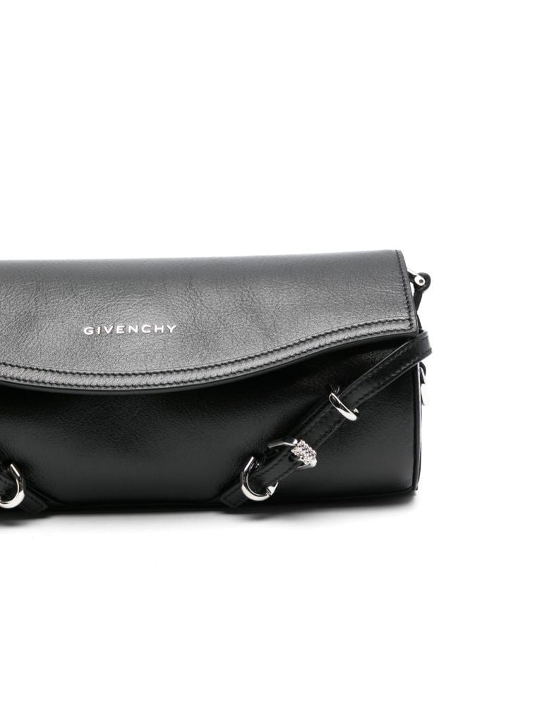 Black Voyou Roller Messenger Bag