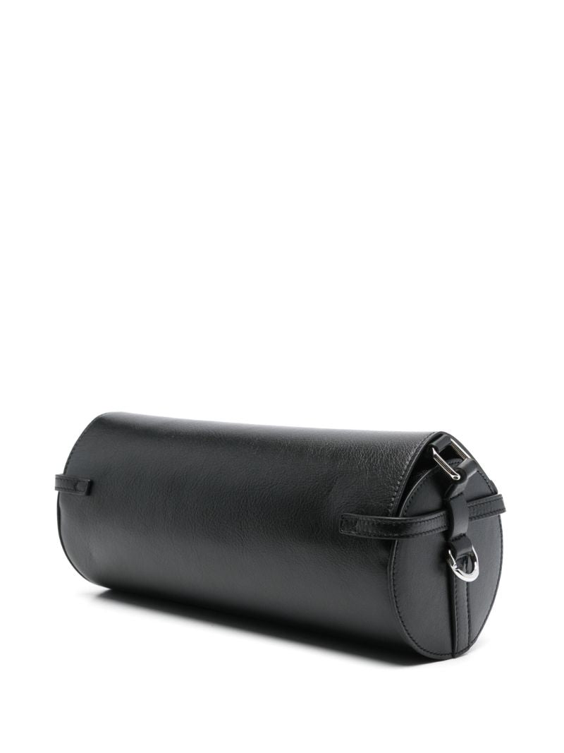 Black Voyou Roller Messenger Bag