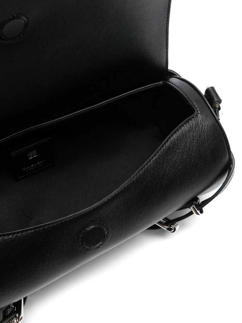 Black Voyou Roller Messenger Bag