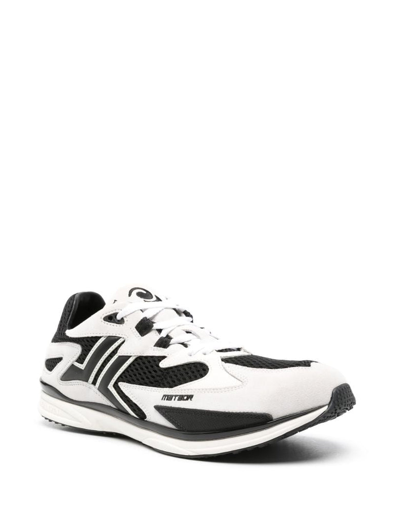 Black and White Meteor Panelled Sneakers