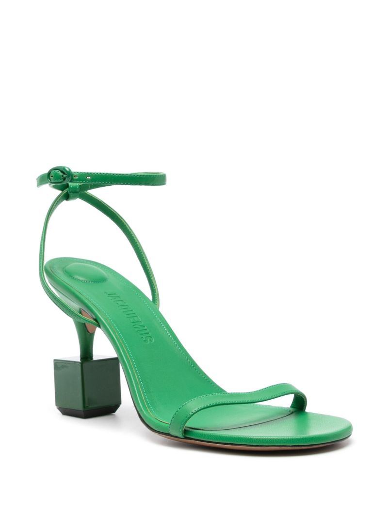 Green 90mm Les Bisou Sandals