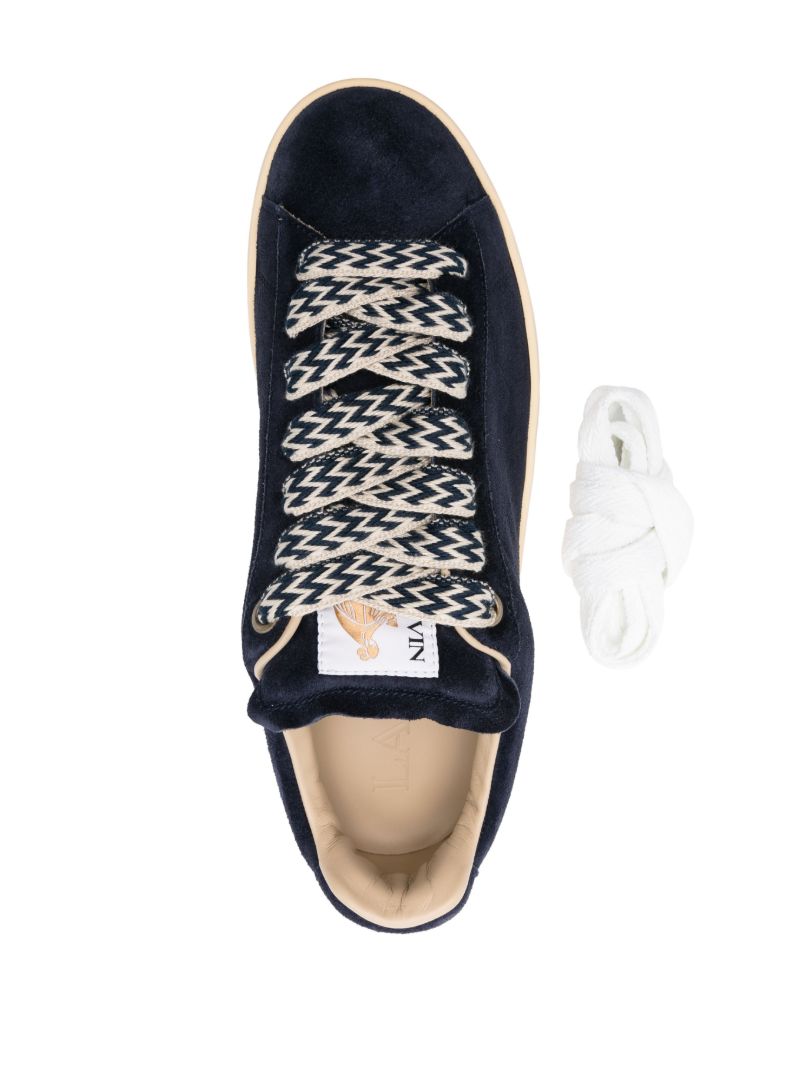 Blue Curb Lite Suede Sneakers