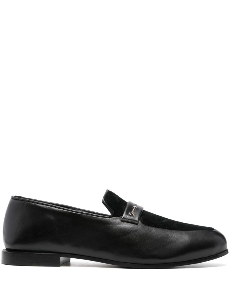Black Leather Loafers