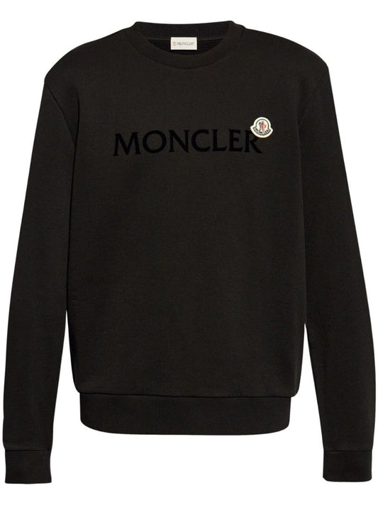 Flocked-logo Cotton Sweatshirt