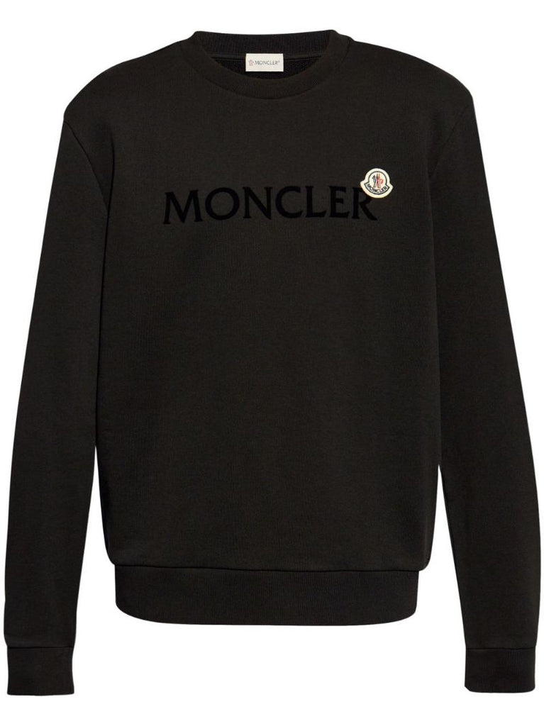 Flocked-logo Cotton Sweatshirt