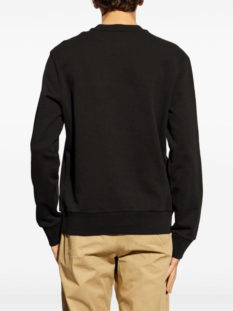 Flocked-logo Cotton Sweatshirt