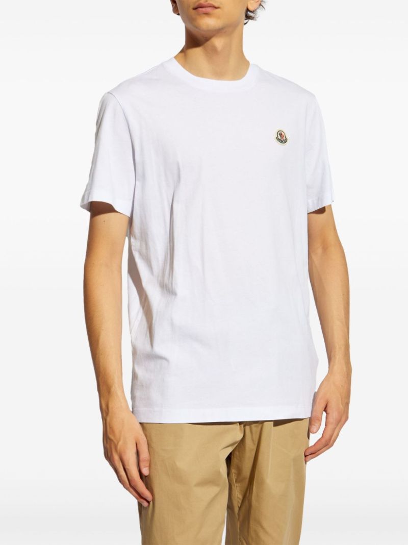 Logo-appliquÃ_x0083_Â© Cotton T-shirt (set of Three)
