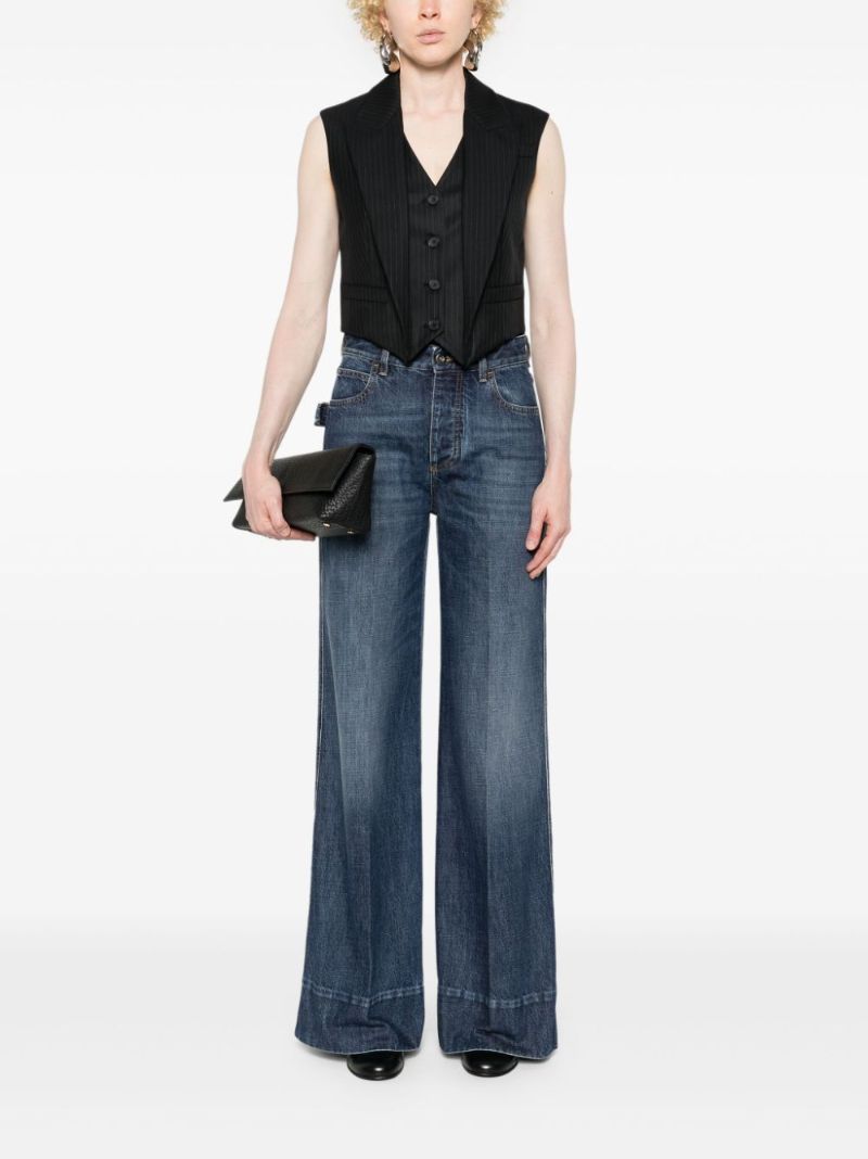 Pinstripe Wool Waistcoat