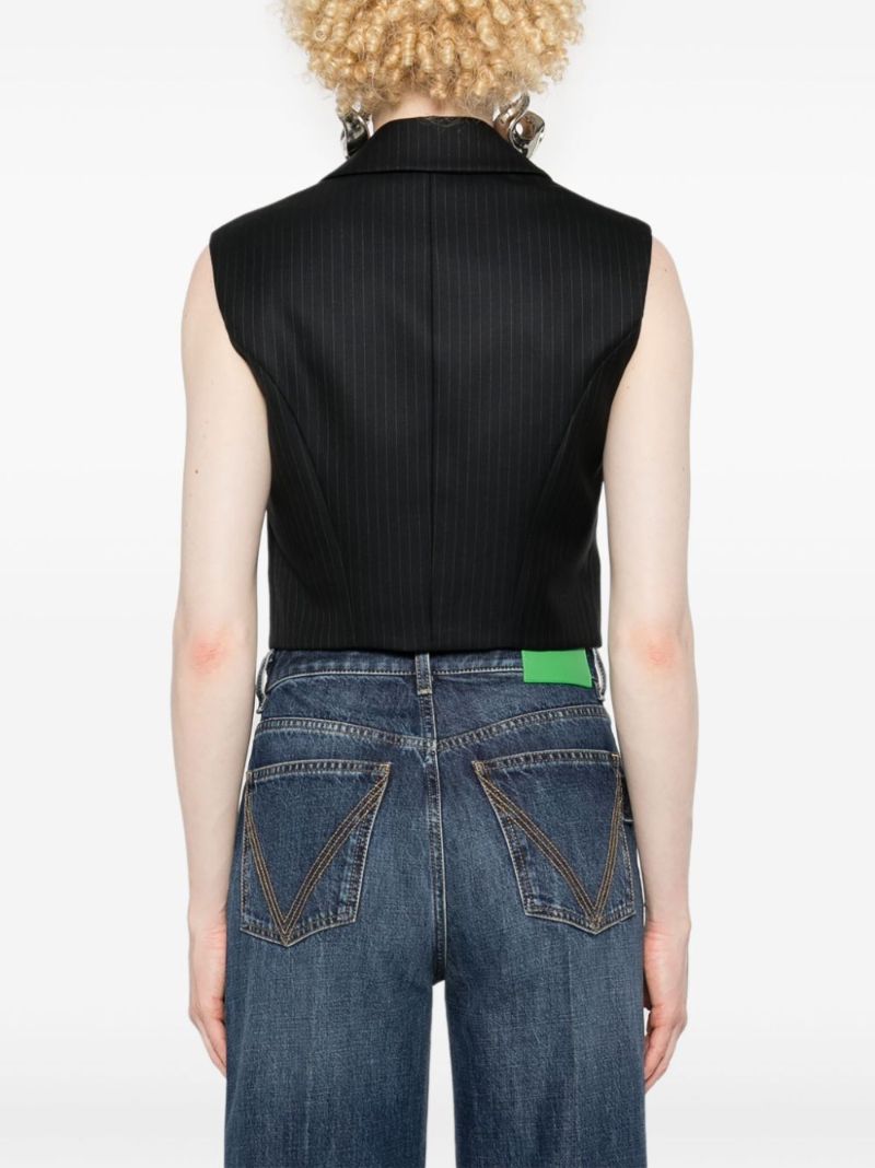 Pinstripe Wool Waistcoat