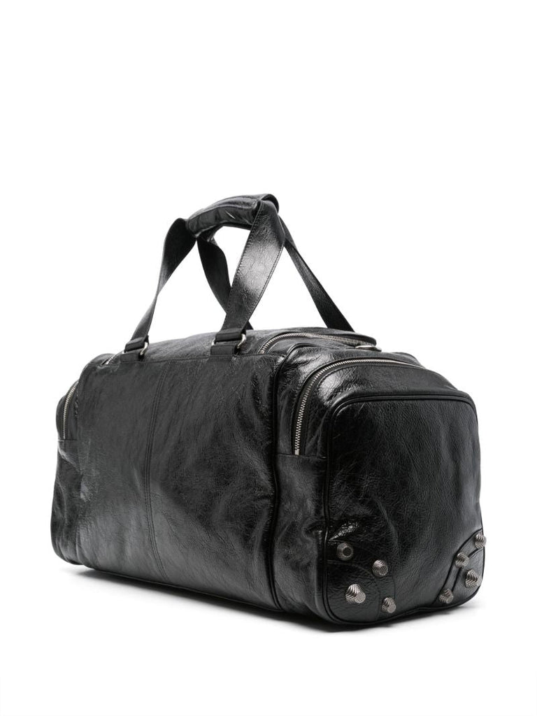 Black Le Cagole Leather Holdall