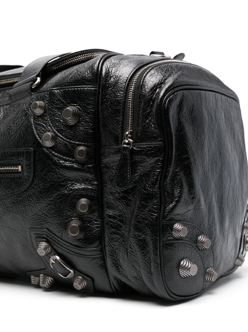 Black Le Cagole Leather Holdall
