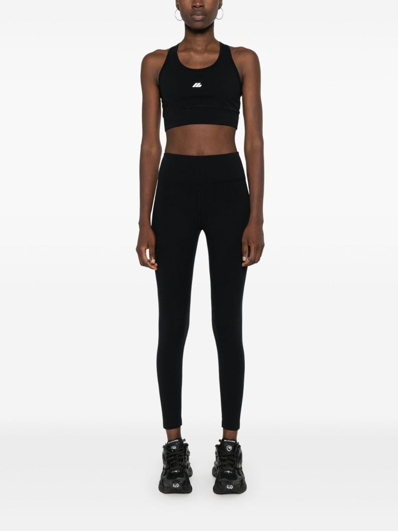 Black Activewear Sports Bra