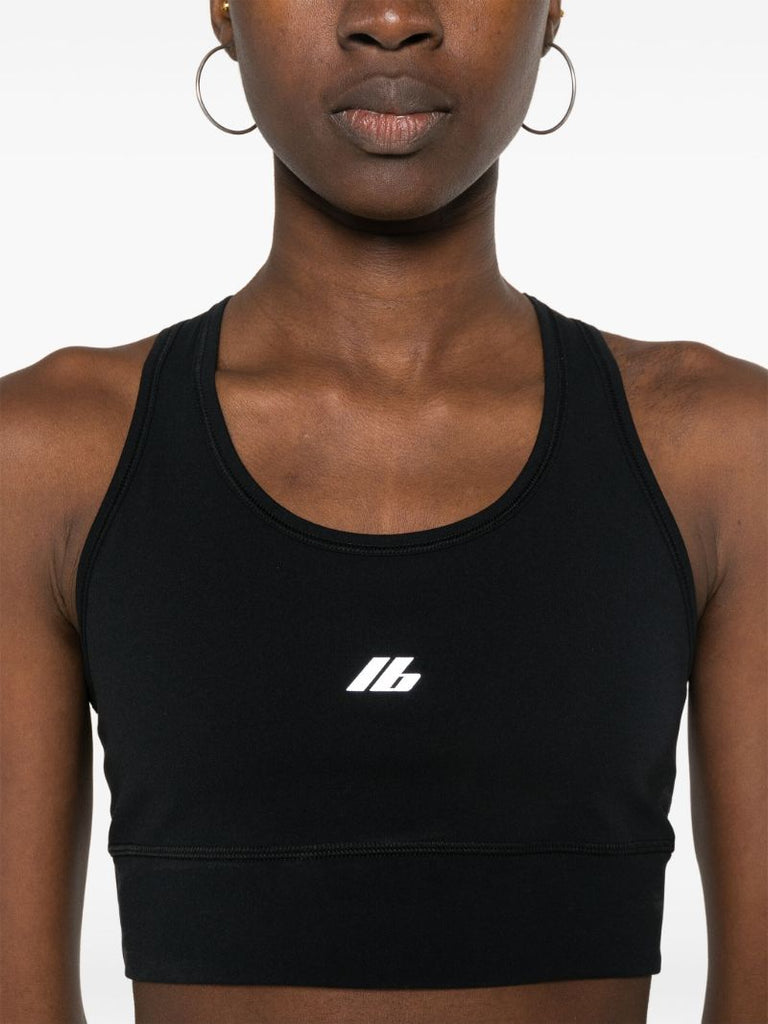 Black Activewear Sports Bra