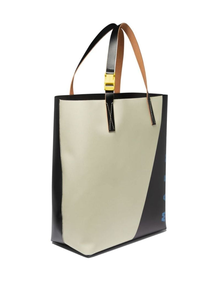 Neutral Tribeca Faux-leather Tote Bag