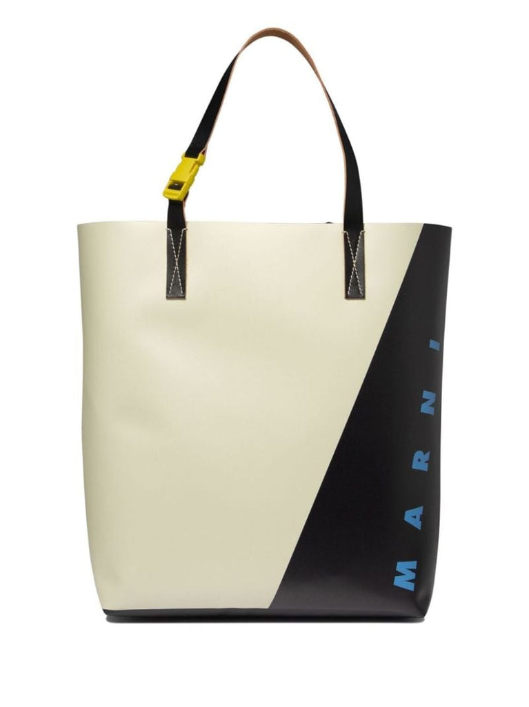 Neutral Tribeca Faux-leather Tote Bag