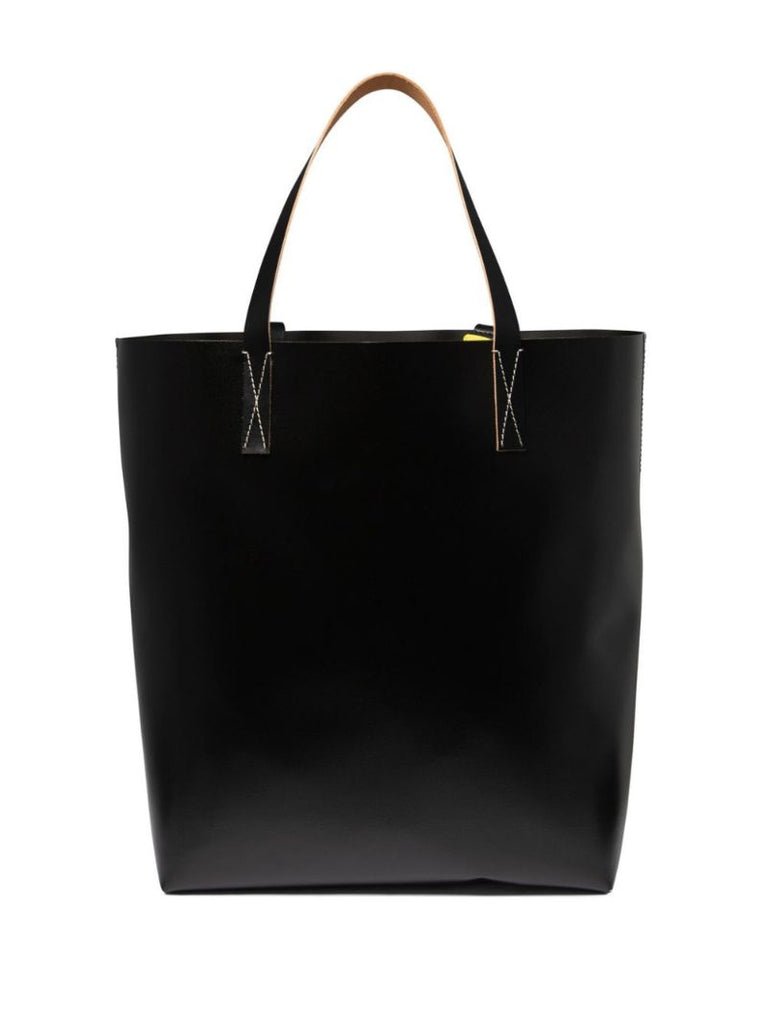 Neutral Tribeca Faux-leather Tote Bag