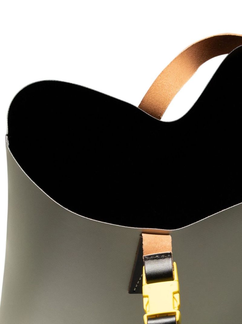 Neutral Tribeca Faux-leather Tote Bag