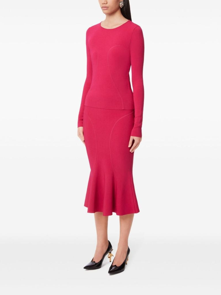 Seamed Mermaid Skirt