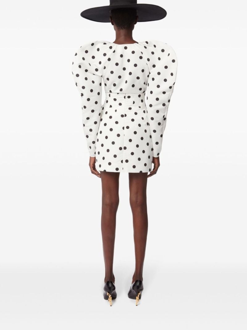 High-waisted Taffeta Mini Skirt