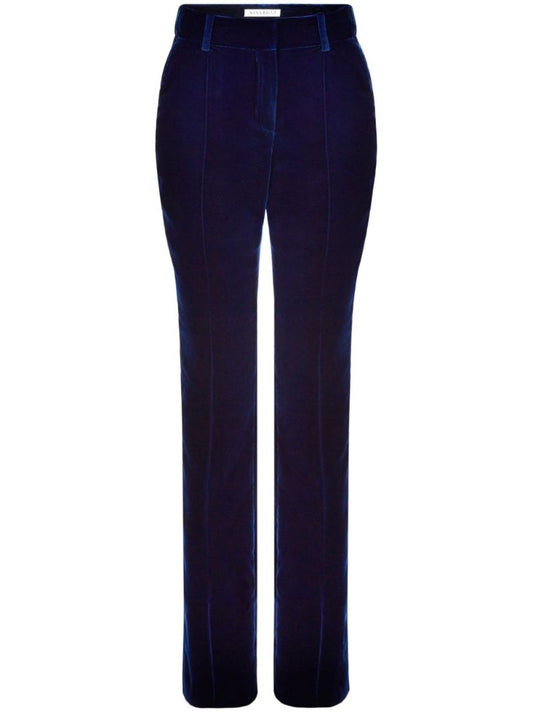 Straight-leg Velvet Trousers