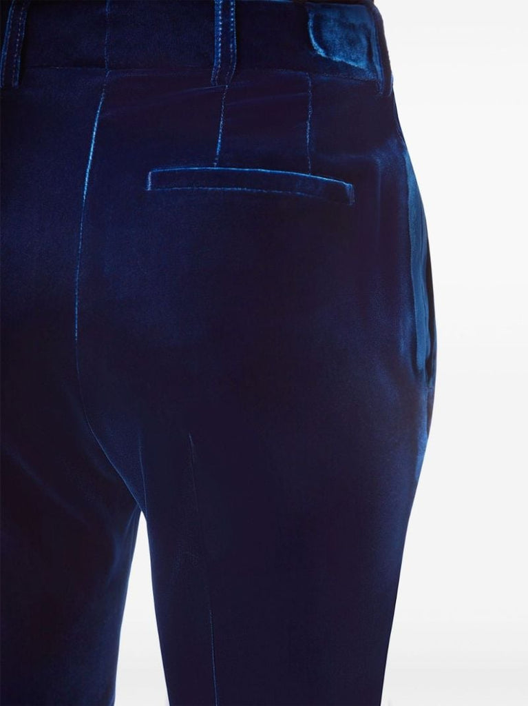 Straight-leg Velvet Trousers