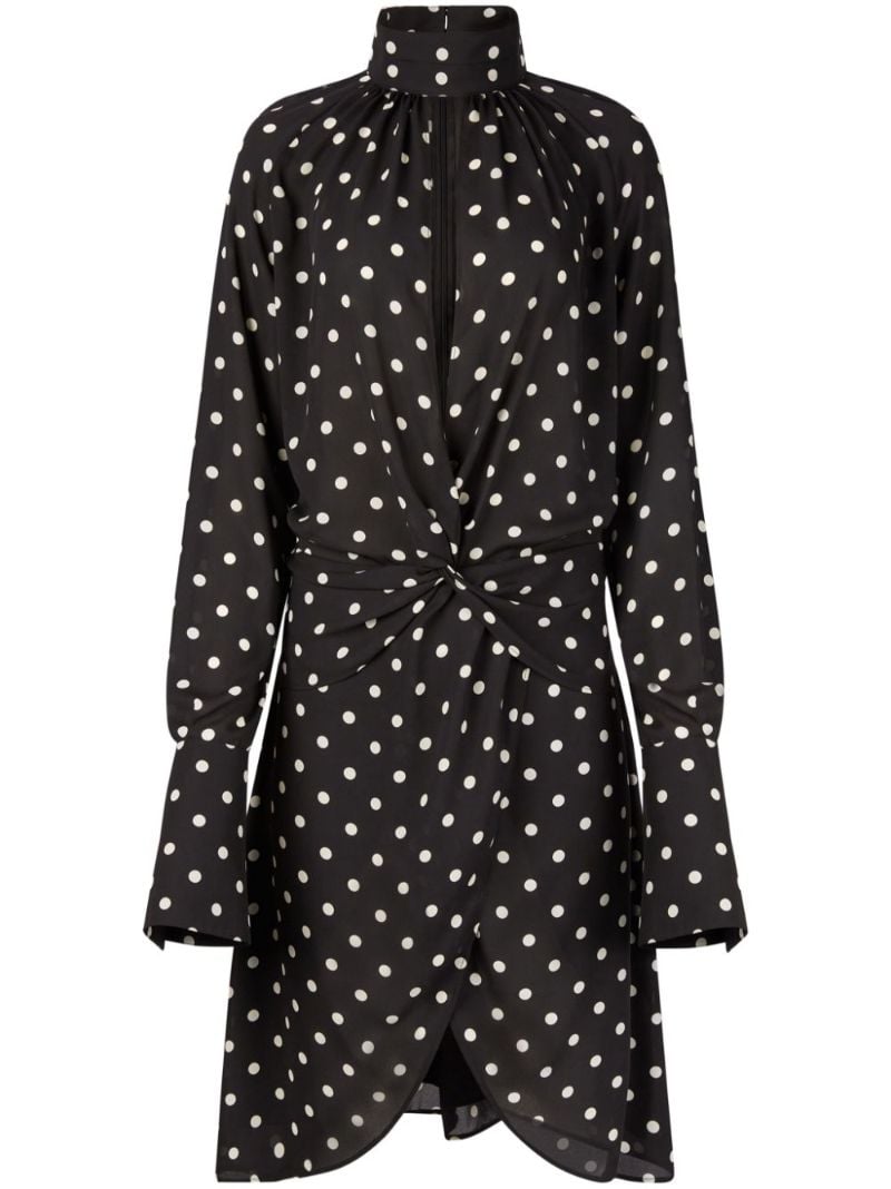 High-neck Midi Dress