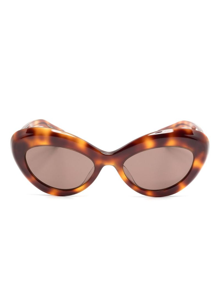 X Khaite Brown 1968c Cat-eye Sunglasses