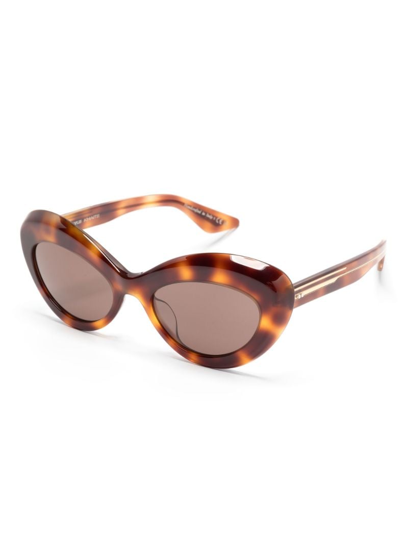 X Khaite Brown 1968c Cat-eye Sunglasses