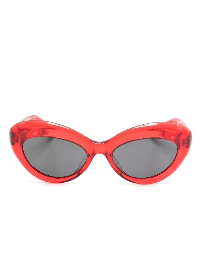 X Khaite Red 1968c Cat-eye Sunglasses