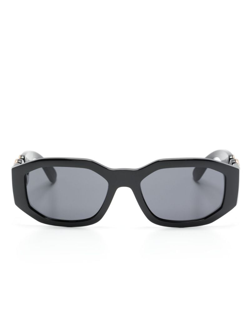 Black Medusa Biggie Geometric-frame Sunglasses